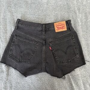 Black Levi 501 Jean Shorts